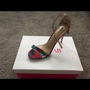 JustFab Floral Heel